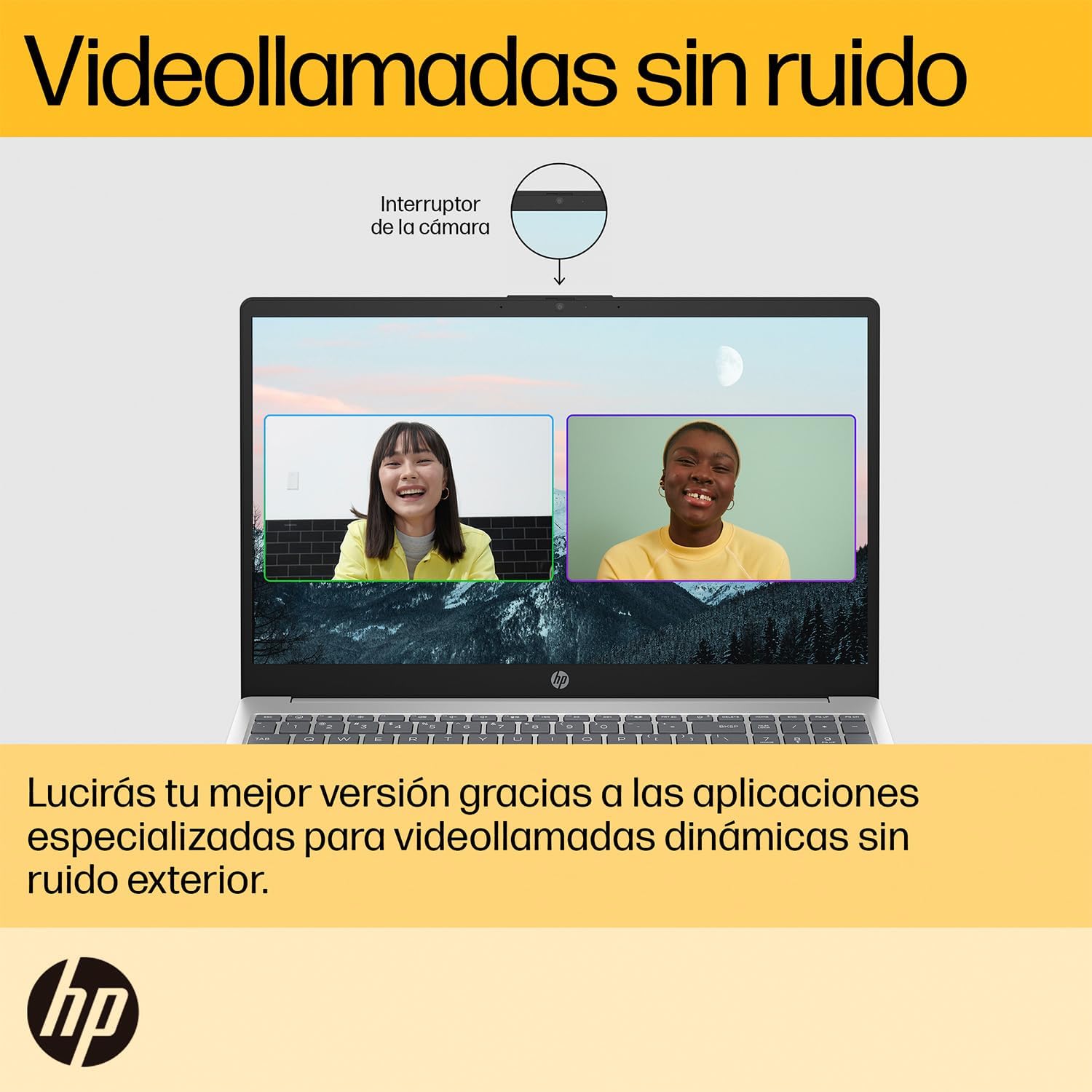HP Laptop 15-fc0080la, AMD Ryzen 7, 16 GB, 512 GB SSD, 15.6, HD, Windows 11 Home, Teclado en Español, Garantía México, Plateado | Microsoft 365 Personal 12 Meses + Curso Multilenguajes