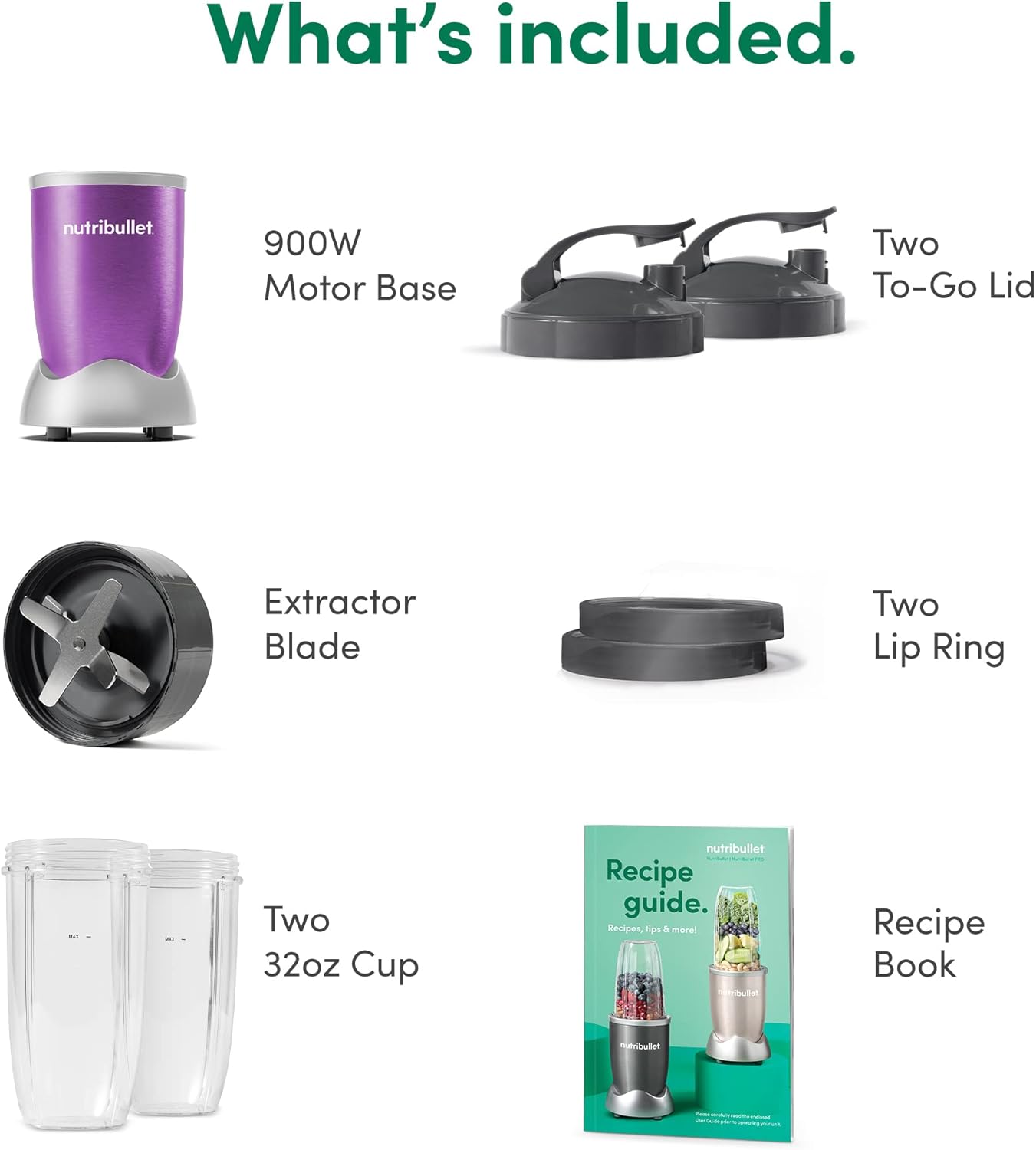 NutriBullet NB9-1301W Pro 13 Pcs White, 900W