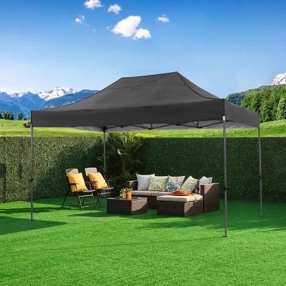 COBIZI - Toldo desplegable de 10 x 20 Pulgadas con 6 Paredes Laterales, toldo Impermeable para Eventos al Aire última intervensión, UPF 50+ cenador portátil para Fiestas, Playa, Camping, Boda,