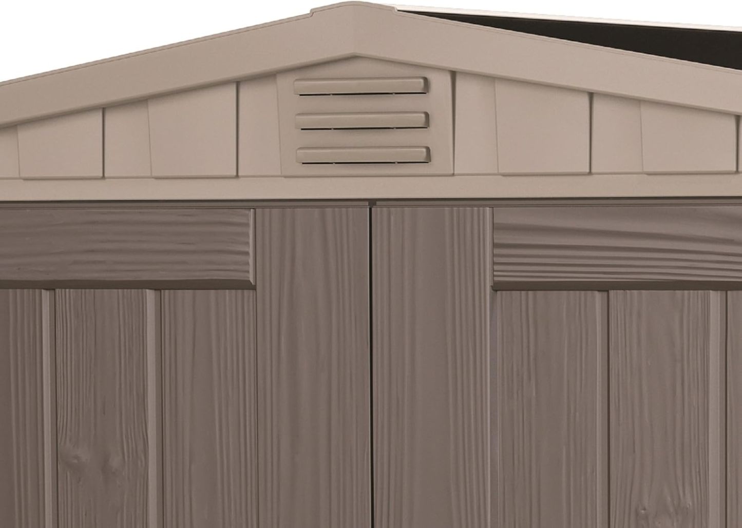 Keter Cobertizo de Almacenamiento para Jardin y Exteriores, Beige, Factor 8x11