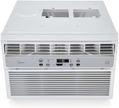 Midea 8.000-1200 BTU EasyCool aire acondicionado para ventana, deshumidificador y ventilador, enfriar, circular y deshumidificar hasta 350 metros cuadrados Ft, filtro reutilizable, control remoto-filtro de aire acondicionado