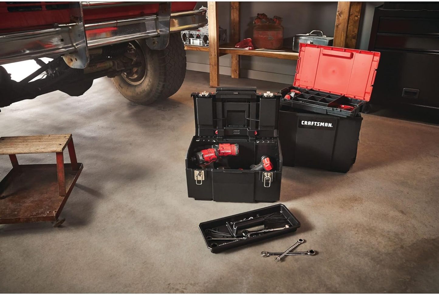 CRAFTSMAN Caja de Almacenamiento de Herramientas Rodante 17 Galones CMST33026