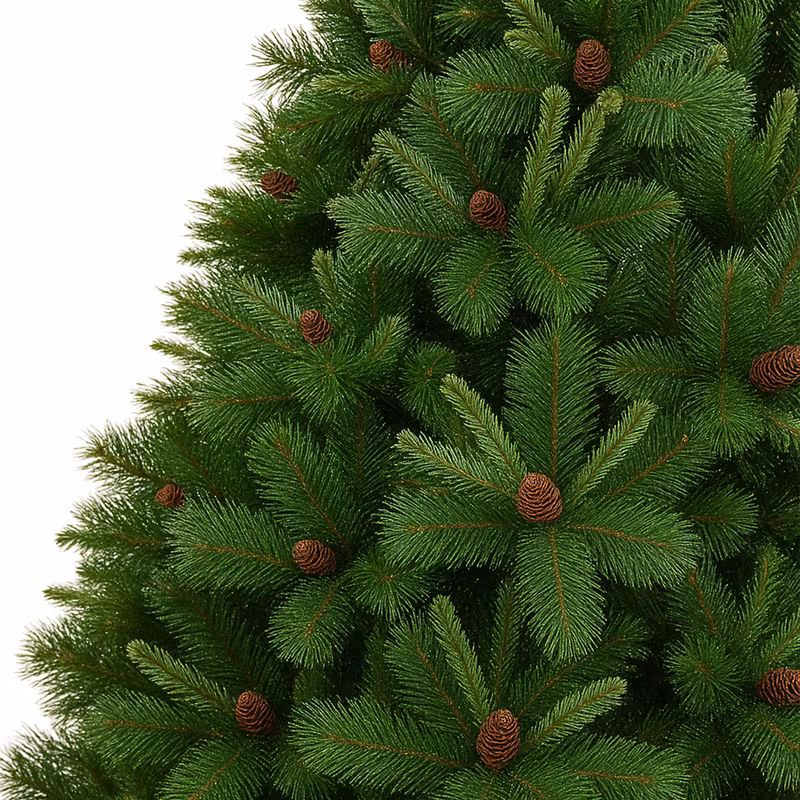   de navidad tradicional de   con   en pvc y pp, ø114x180h cm, 668 puntas Detalles del producto 2