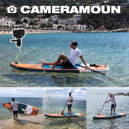 SEASEESUP Tablas de Remo inflables con Accesorios Sup, Tabla de Remo de 12 pies, Duradera, Ligera, diseño Estable de 33 Pulgadas de Ancho para Adultos con sobrepeso