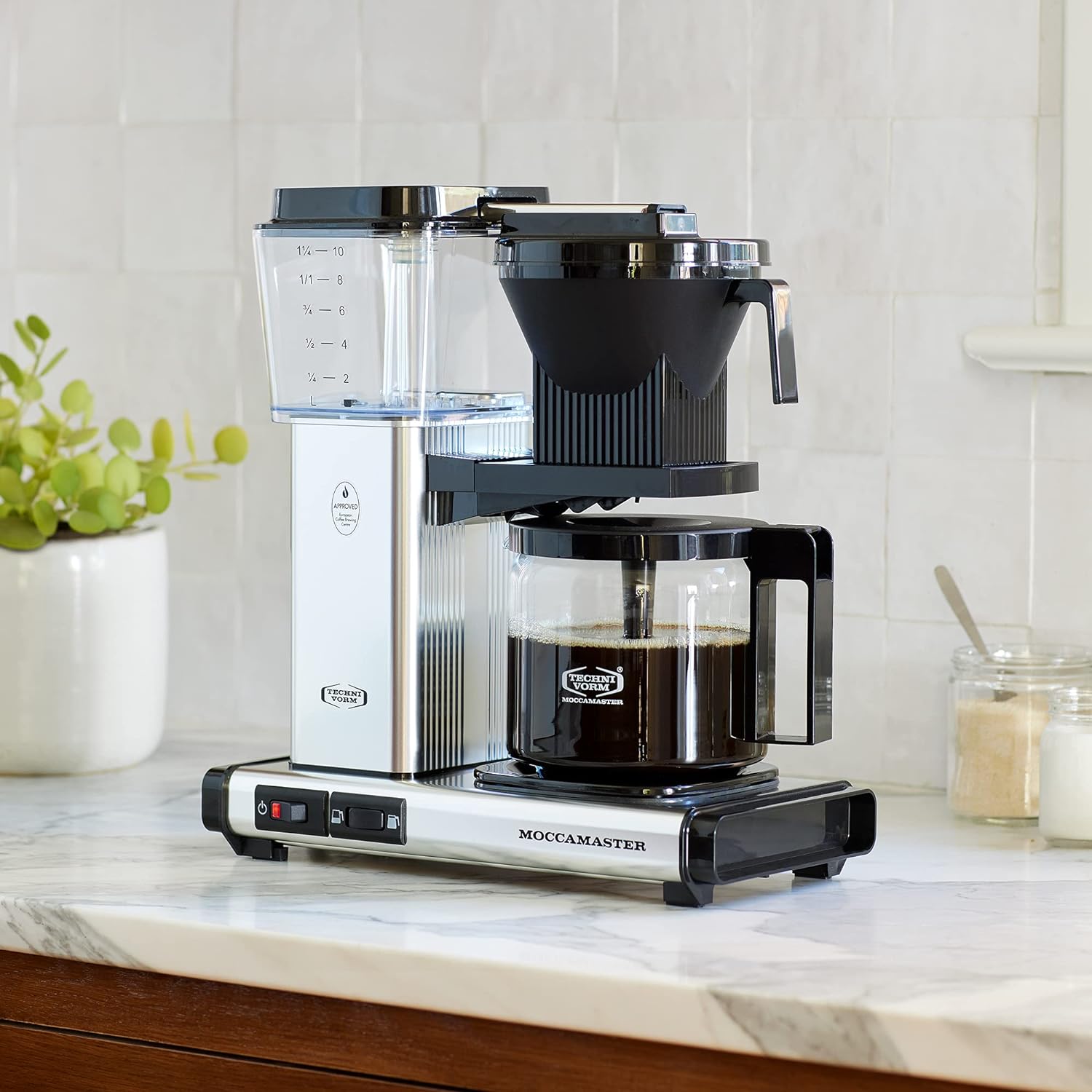 Moccamaster 53948 KBGV Select - Cafetera de 10 tazas, negro mate, 40 onzas, 1.25 l