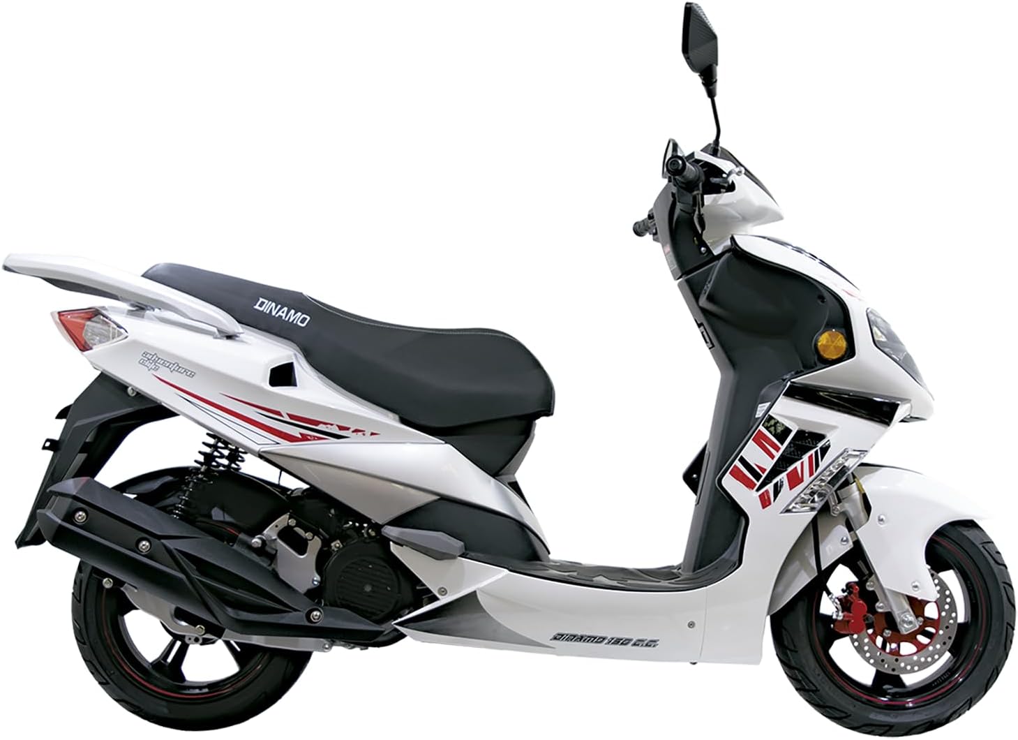 DINAMO Motocicleta Scooter Adventure Elite 150 2024 Blanca