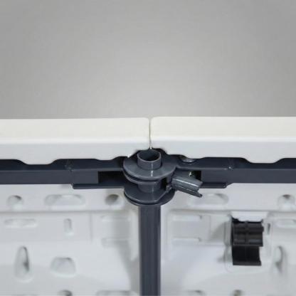 Mesa Plegable de Plástico Resistente Color Blanca 180 centimetros