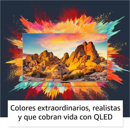 Televisión inteligente Amazon Fire TV Serie Omni QLED de 55" en 4K UHD con Dolby Vision IQ, atenuación local y control por voz con Alexa