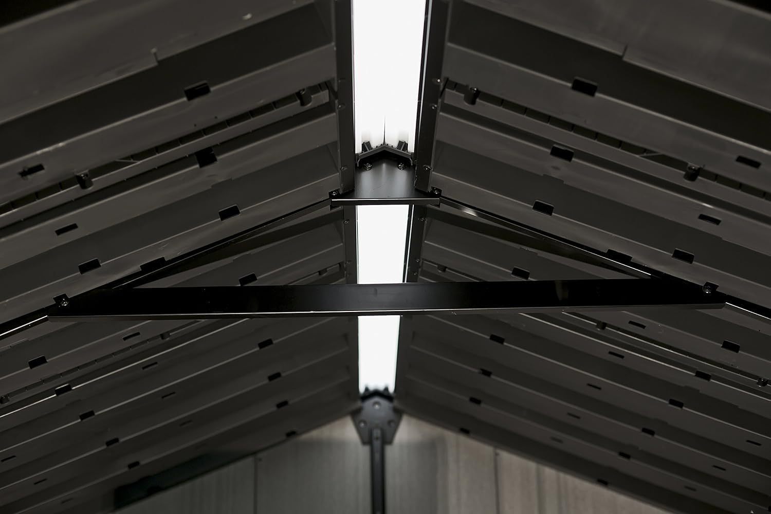 Keter Cobertizo de Almacenamiento, Oakland 759, Ideal para Jardin y Exteriores, Polipropileno, Gris