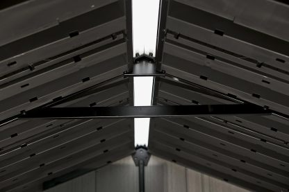 Keter Cobertizo de Almacenamiento, Oakland 759, Ideal para Jardin y Exteriores, Polipropileno, Gris