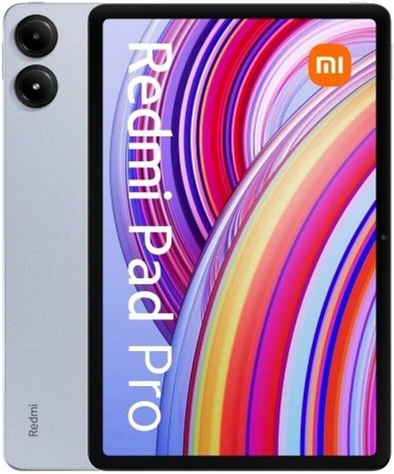 Xiaomi Redmi Pad Pro WiFi Version 12.1" Octa Core Global ROM 10000mAh Bluetooth 5.3 8MP Dual Camera + (33w Dual USB Fast Auto Combo) (Ocean Blue, 256GB + 8GB)