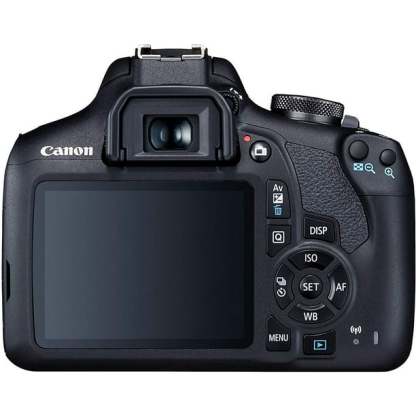 Canon EOS 2000D / Rebel T7 Cámara DSLR + Lente de 18-55 mm, Paquete de inicio de filtros de 58 mm Canon 2727C002AA_EDI_3