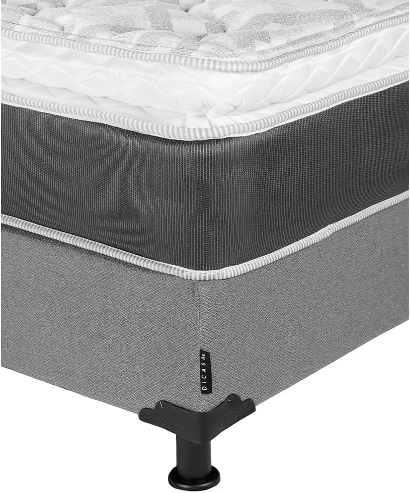 Colchón King Size Spring Air Marte + Box + 2 Almohada Osos + Juego de Sábanas