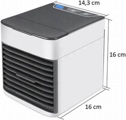 2 piezas Aire Acondicionado Portátil Mini Enfriador Humidificador Personal Evaporador