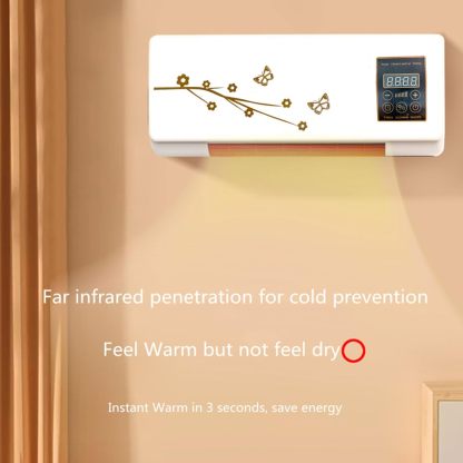 Aire Acondicionado Calentador Doméstico Calentador Montado en la Pared Móvil Ventilador Pared del Baño