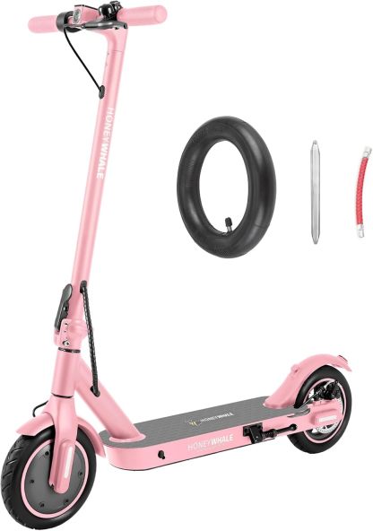HONEYWHALE M2 Pro Scooter Eléctrico Plegable para Adultos, Motor de 500 W de Potencia Máxima, 22km con una Carga Completa, Velocidad Máxima 32km/h, Patin Eléctrico con App Control Bluetooth