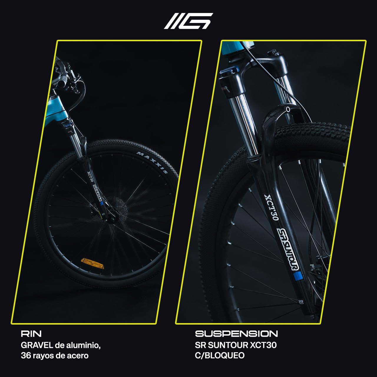 GRAVEL Bicicleta de Montaña Barel | Bicicleta R29 - Cuadro Aluminio 15 kg | Transmisión Cues 18V | Frenos Hidráulicos y Llantas Kenda