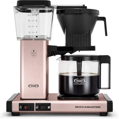 Moccamaster 53948 KBGV Select - Cafetera de 10 tazas, negro mate, 40 onzas, 1.25 l