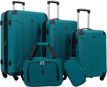 Equipaje giratorio extensible duro de Travelers Club Chicago-----Máscara para ojos