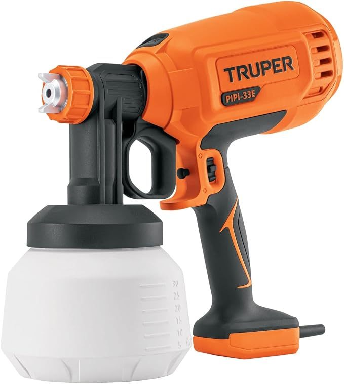 Pistola de Pintura, 800W Pistola para Pintar Eléctrica con Recipiente de 1400ml, Pulverizador de Pintura Multipropósito con 3 Modos de Pulverización y 4 Boquillas para Casas, Paredes, Muebles, Cercas