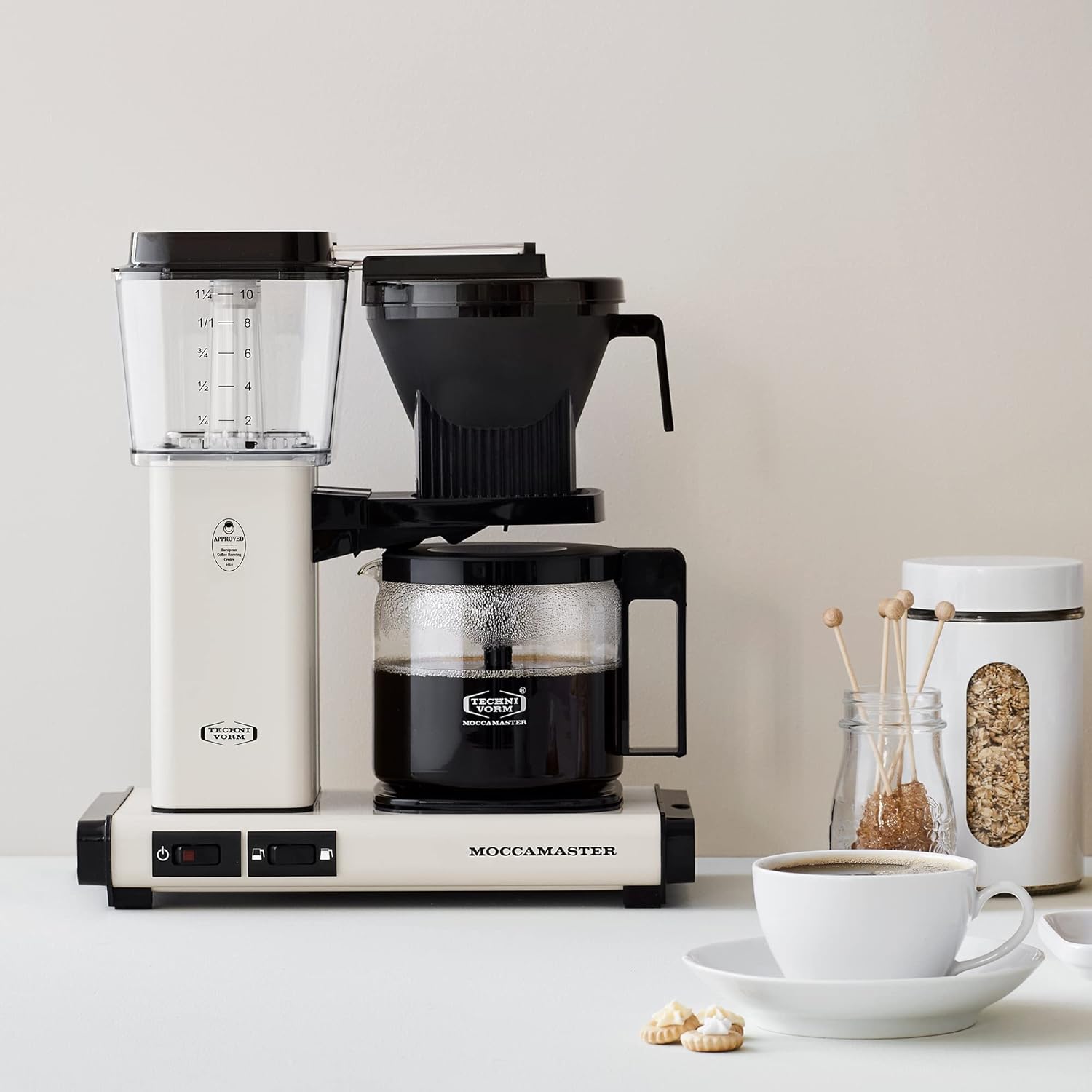 Moccamaster 53948 KBGV Select - Cafetera de 10 tazas, negro mate, 40 onzas, 1.25 l