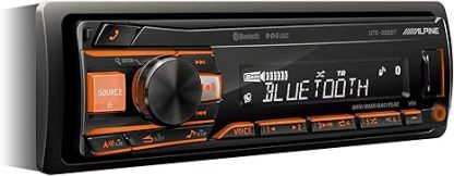 🎵 Autoestéreo Alpine UTE-73BT con Bluetooth Multicolor, Reproduce USB y MP3, Radio para Automóvil con Iluminación Ajustable