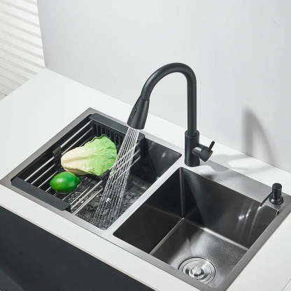 Organizador De Cocina 80x45 Doble Ranura De Acero Inoxidable
