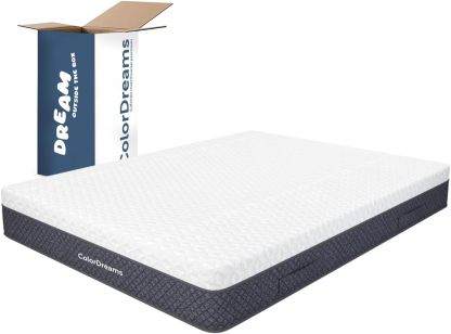 COLORDREAMS | Colchón en Caja Matrimonial Memory – 135x190x23 cm - 6 Capas de Espuma de Alta Densidad – Manijas Reforzadas – Firmeza Justa – Hipoalergénico