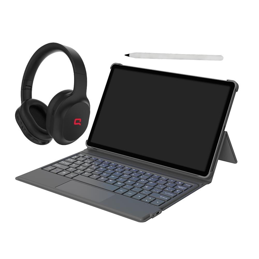 Tableta Compaq Qtab 8G RAM 256GB ROM con Pen Stylus + Teclado Pogo PIN y headphone BT