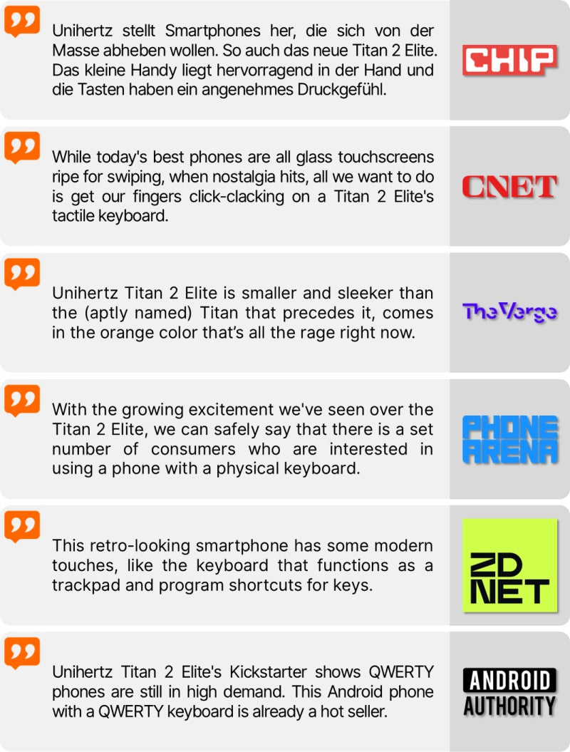 Titan 2 Elite-Media Endorsement