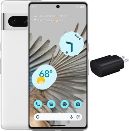 Teléfono Android Google Pixel 24-5G: teléfono desbloqueado con gran lente angular y pila de 7 horas, 128 GB, color obsidiana, (reacondicionado)