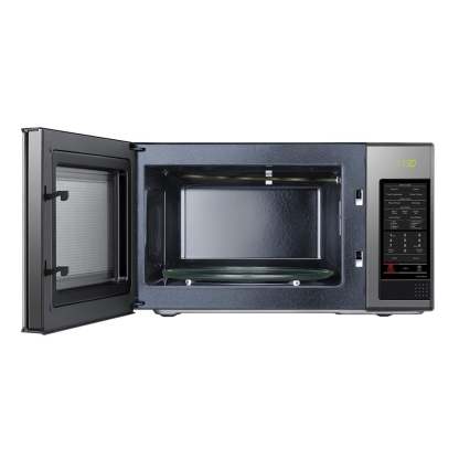 Horno de Microondas Samsung 1.1 Pies Cúbicos Negro con Placa de Acero