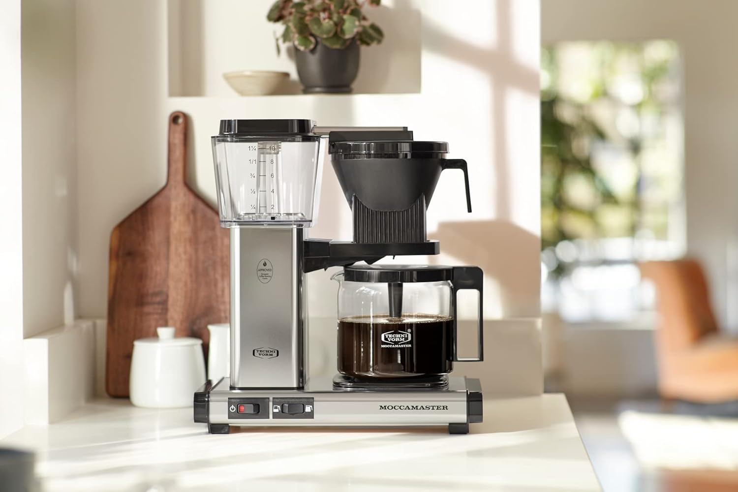 Moccamaster 53948 KBGV Select - Cafetera de 10 tazas, negro mate, 40 onzas, 1.25 l