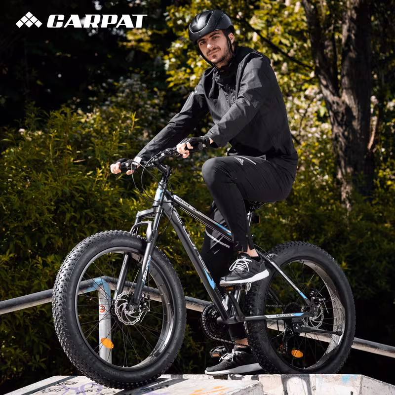bicicleta de montaña, fat bike, neumático   de 26 pulgadas 4.0 mtb, transmisión shimano de 21 velocidades,   de disco mecánicos,   de  , ideal para uso   en montañas,   o  , etc Detalles del producto 2