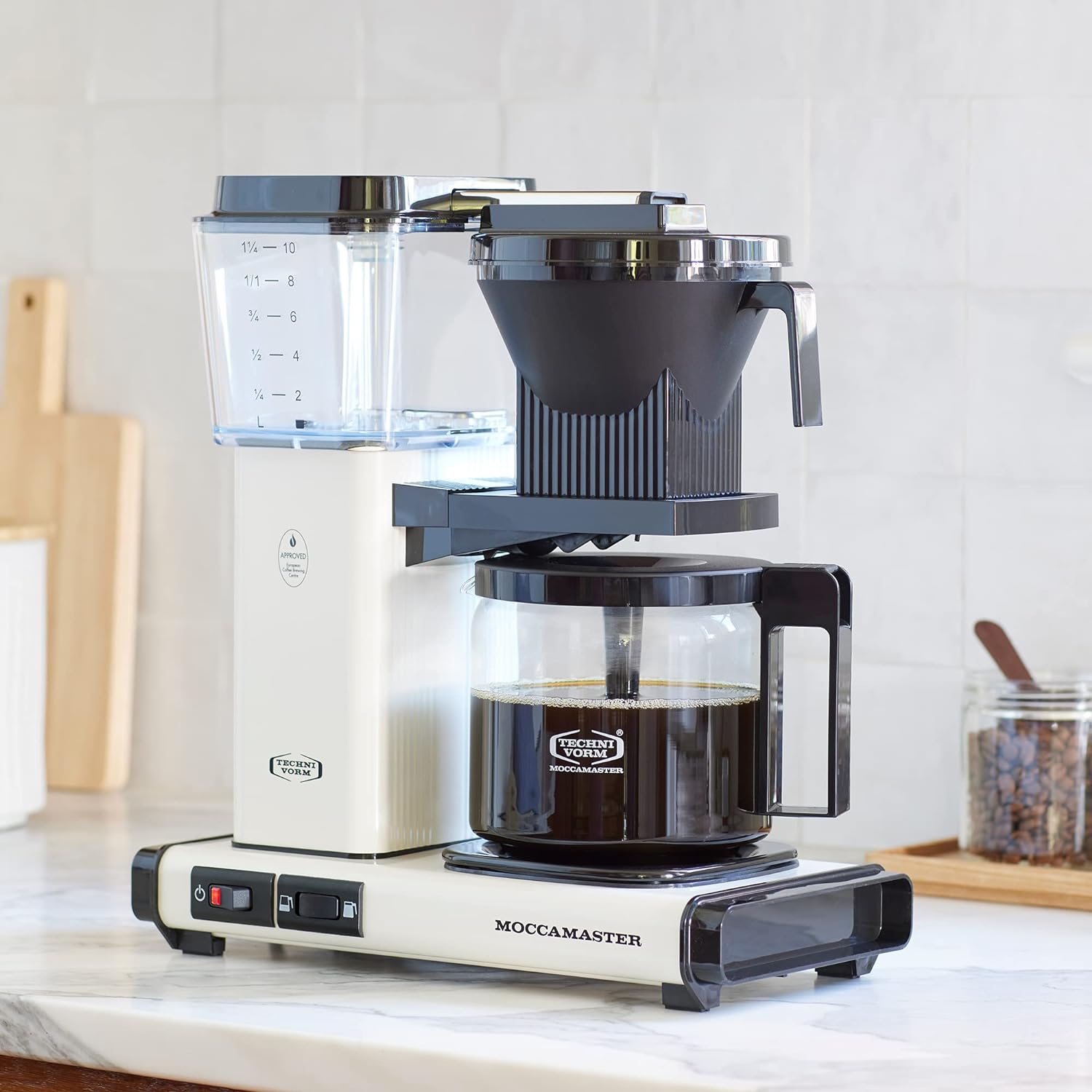 Moccamaster 53948 KBGV Select - Cafetera de 10 tazas, negro mate, 40 onzas, 1.25 l