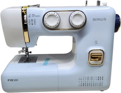 maquina de coser casera portatil hasta 24 puntadas (GREY GOLDEN)