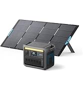 Estación de energía portátil Anker SOLIX C1000 con panel solar de 400 W, generador solar de 1800 W, LFP...