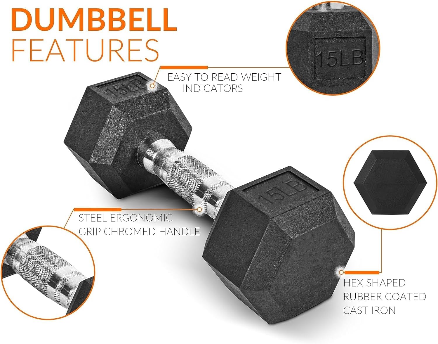 Set de Mancuernas Hexagonales con Rack en A (5LB, 10LB, 15LB, 20LB), Mancuerna Hexagonal con Revestimiento de Goma, Ideal para Gimnasio en Casa, Entrenamiento y Gimnasio para hombres y mujeres, 8 pesas