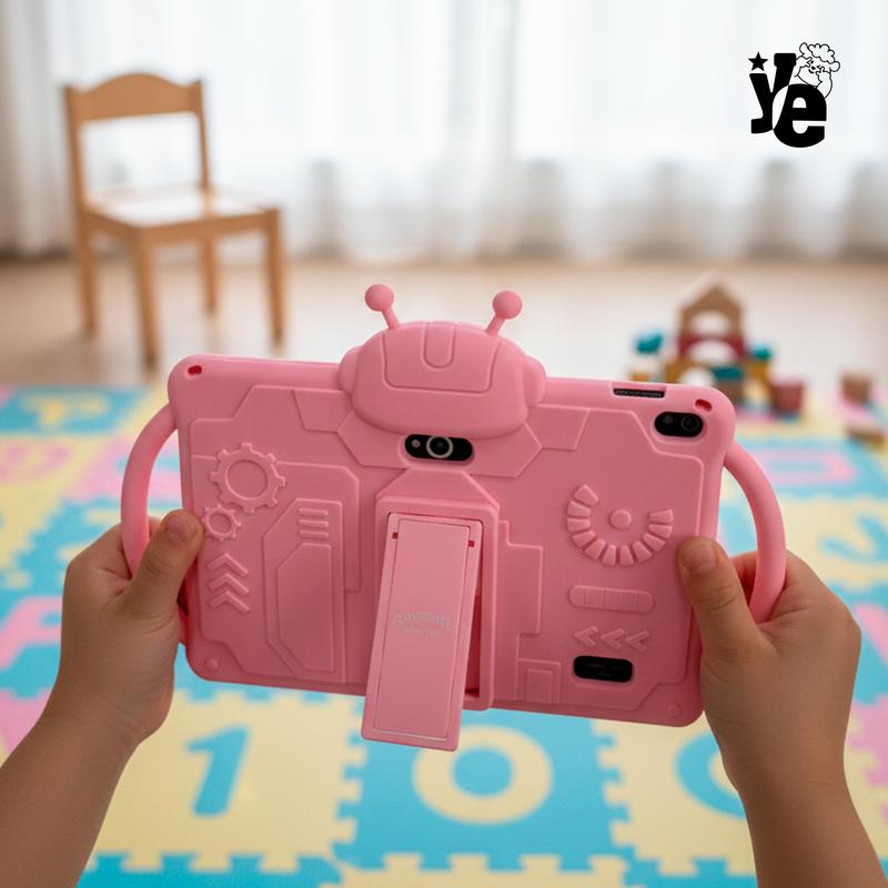 Tablet para niñas y niños 1 Pieza con Carcasa de Plático y Funda de Silicón Ye Store