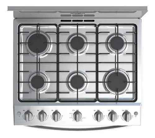 Estufa WhirlpoolWFR3200D con puerta con visor color gris 127V