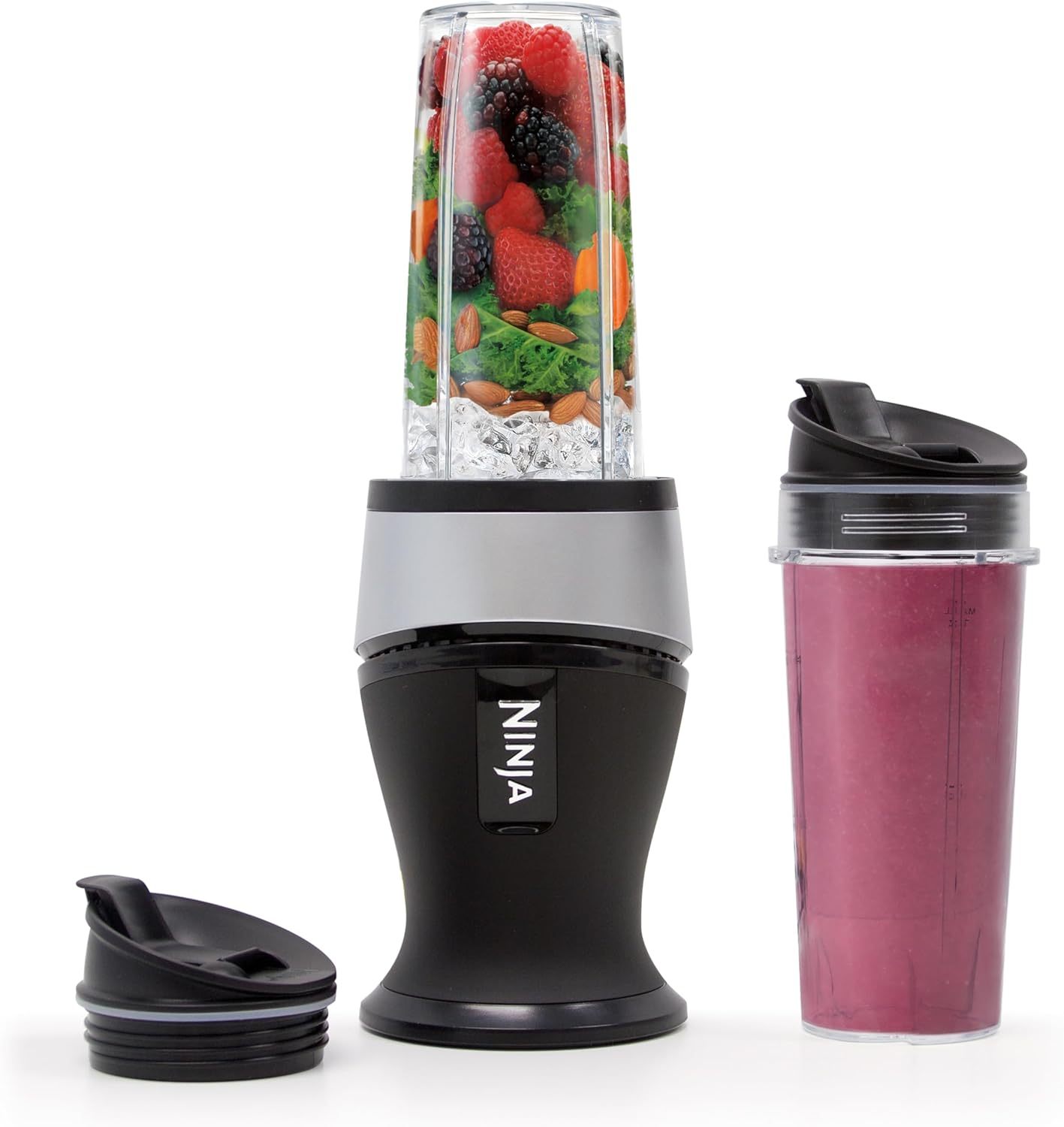 Licuadora Personal 700W con Vaso Portátil 473ml | Mini Batidora para Smoothies, Jugos y Batidos Saludables