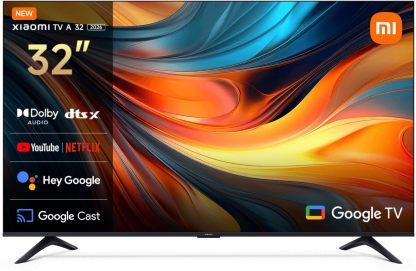 Smart TV 32" Google TV 2026 Diseño Ultradelgado Dolby Audio DTS:X DTS Virtual:X Control por Voz