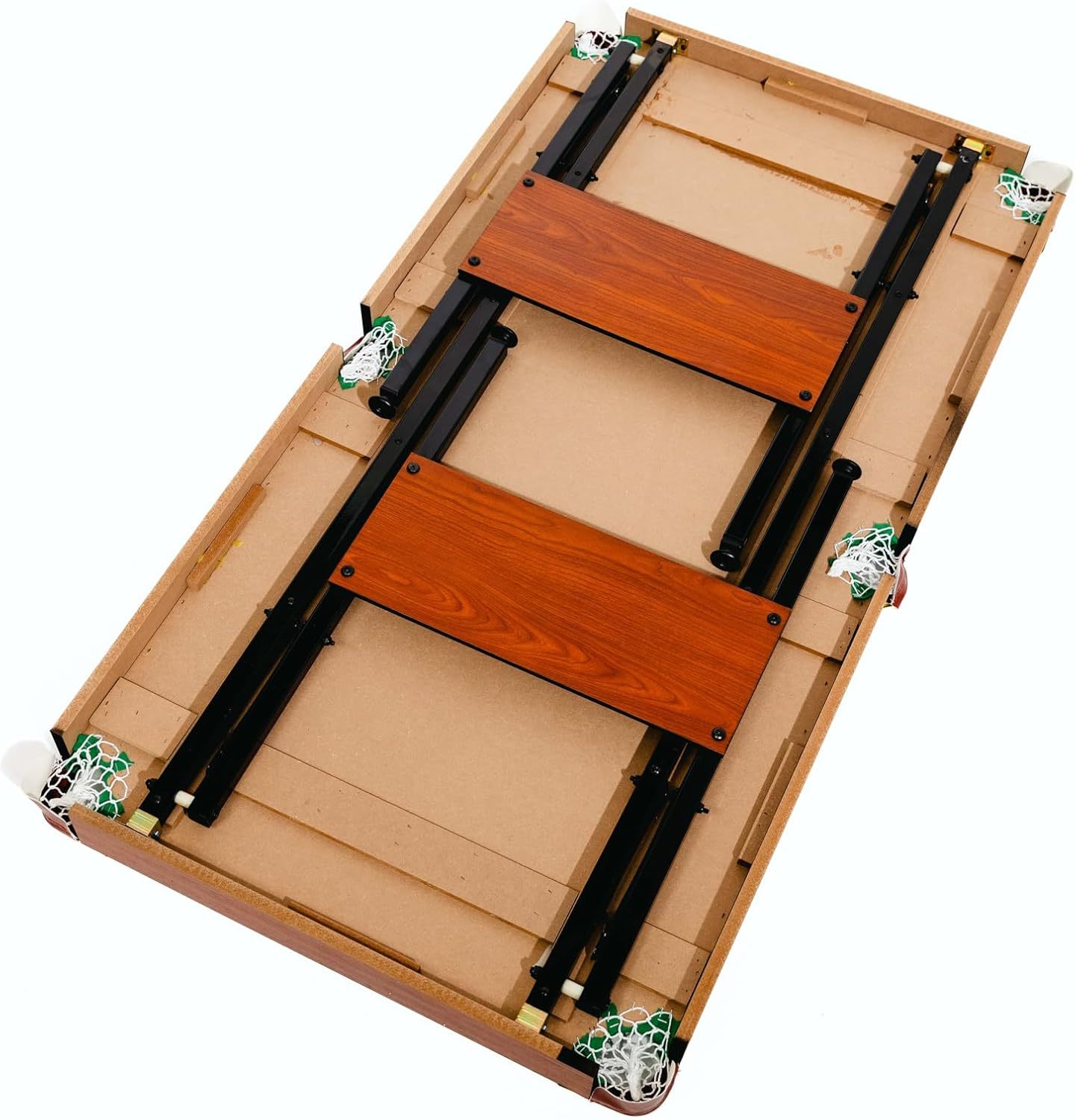 RACK Crux - Mesa de billar/billar americano plegable de 140 cm, entretenimiento portátil y ahorrador espacio