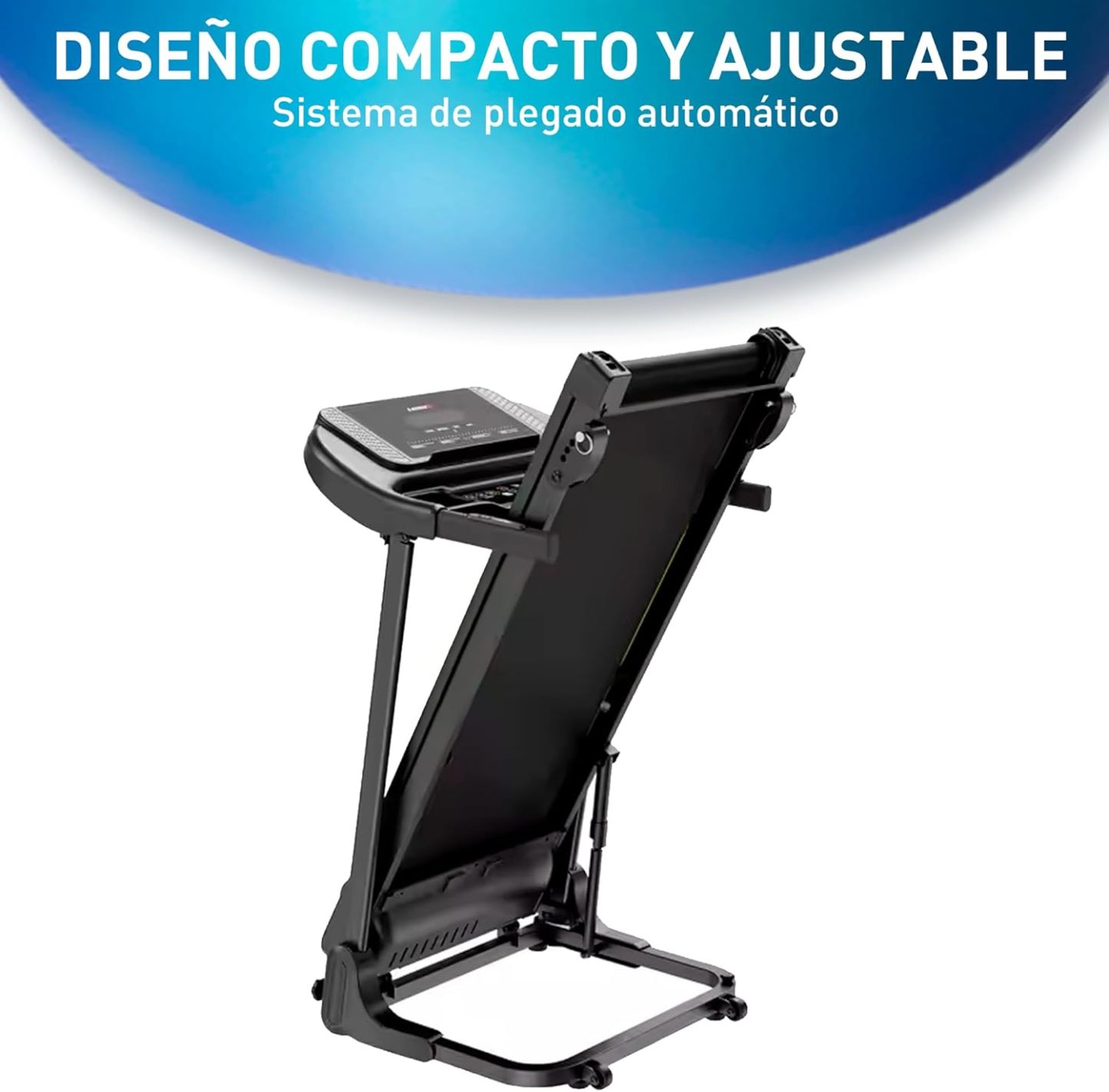 Bluelander Caminadora Electrica 2.0 HP, Caminadora Electrica Portatil, 4 Niveles de Inclinación, 12 Modos Automáticos, Incluye Bocinas y Pantalla, Velocidad de 1 a 14 Km/h, Capacidad de Soporte 110 Kg