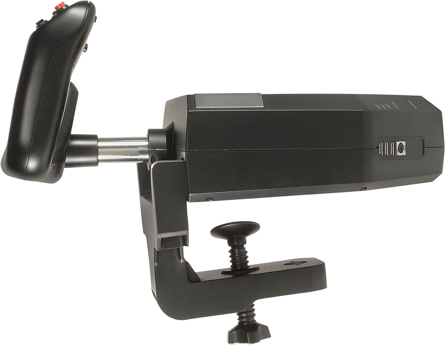 Logitech G PRO - Sistema de yugo de vuelo profesional, cuadrante de simulación y acelerador, 3 modos, 75 controles programables, perillas configurables, eje de acero, USB, PC, color negro