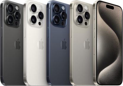 Apple iPhone 15 Pro (128 GB) - Titanio Natural (Reacondicionado)