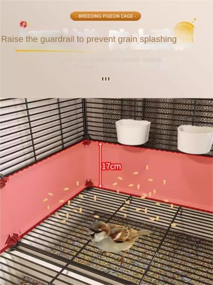 🐦 Jaula para Pájaros de Metal 54" con Ruedas | Jaula Alta para Loros y Aves Grandes | Diseño Resistente, Espaciosa y Fácil de Mover | Ideal para Hogar