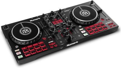Numark Mixtrack Platinum FX Controlador DJ Para Serato DJ Con Control de 4 Secciones, Mezclador DJ, Interfaz de Audio Incorporada, Pantallas en Las Ruedas de Selección y Paletas de Efectos