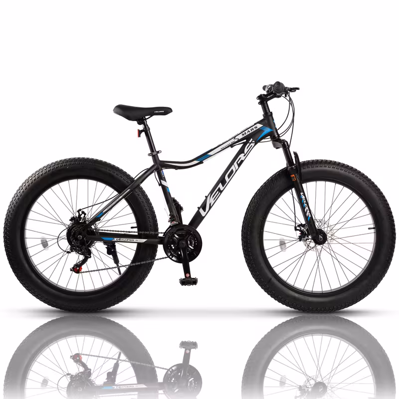 bicicleta de montaña, fat bike, neumático   de 26 pulgadas 4.0 mtb, transmisión shimano de 21 velocidades,   de disco mecánicos,   de  , ideal para uso   en montañas,   o  , etc Detalles del producto 1