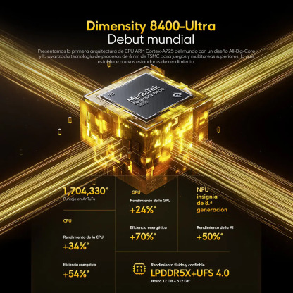 Celular Xiaomi Poco X7 Pro Negro 512 Gb 12 Gb 6.67 120hz 90w Carga 6000mah Resistencia al Agua y al Polvo Ip68